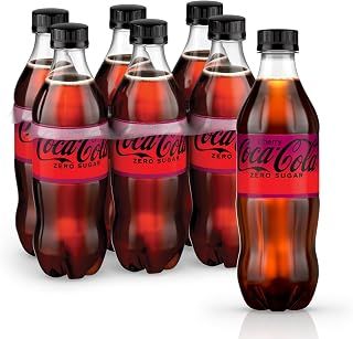 Coca-Cola Zero Sugar Cherry Diet Soda Soft Drink, 16.9 fl oz, 6 Pack