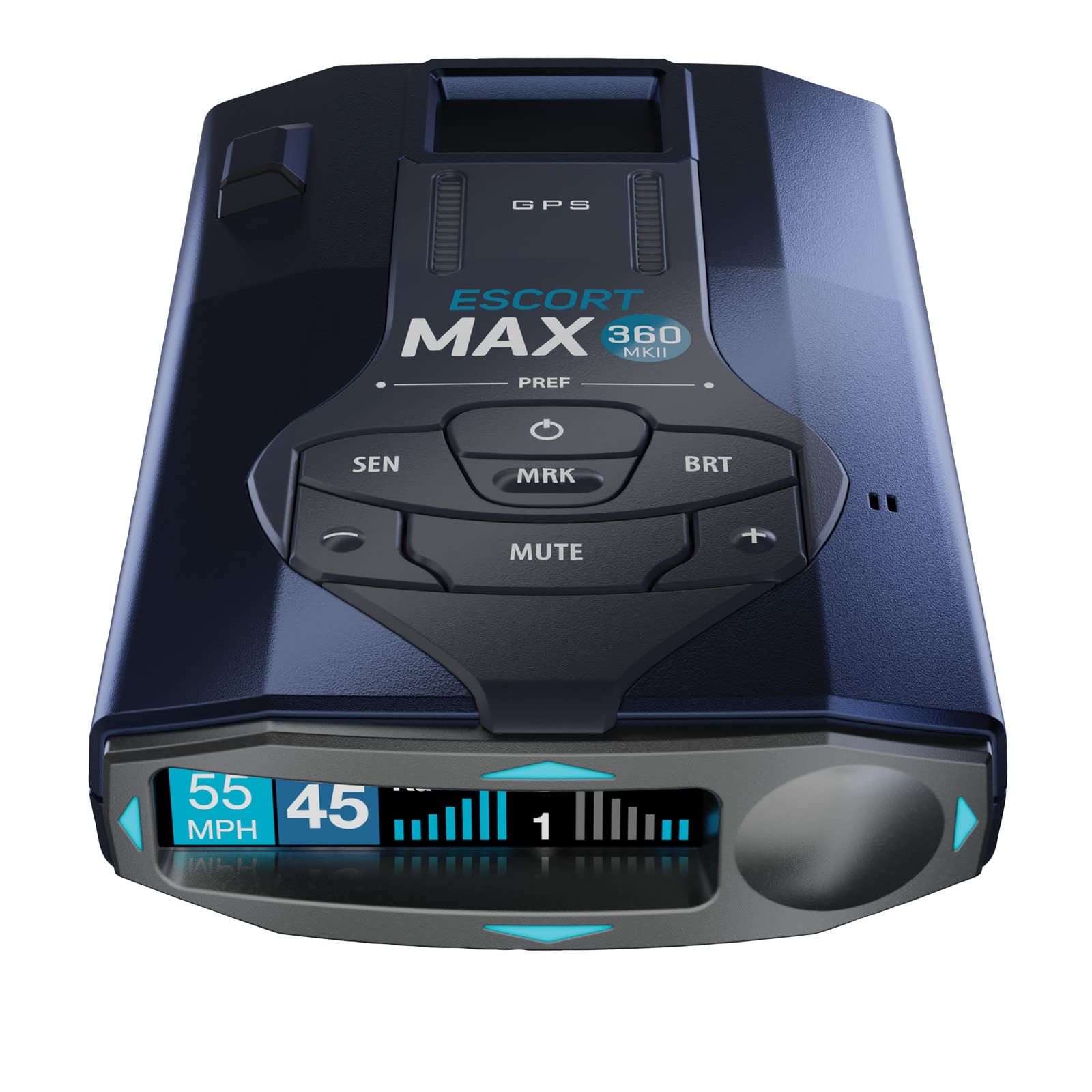 Escort MAX 360 MKII Radar and Laser Detector Bluetooth Enabled, 360° Directional Arrows, Exceptional Range, Shared Alerts, Apple CarPlay and Android Auto Compatible, Black MAX 360 MKII Radar Detector
