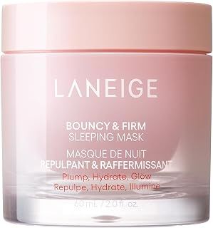 LANEIGE Bouncy and Firm Sleeping Mask: Revitalize, Smooth, Peony & Collagen Complex, Barrier-Boosting Hydration
