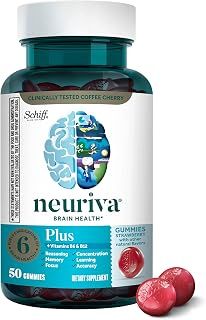 Neuriva Plus Brain Gummies: Memory, Focus & Cognitive Support - 50ct
