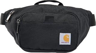 Carhartt Adjustable Waist, Durable, Water Resistant Hip Pack, Black, One Size