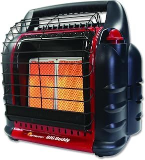 Mr. Heater Big Buddy Pro Series Propane Heater, 18000 BTU, Red