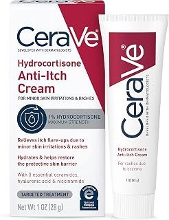 CeraVe 1% Hydrocortisone Anti-Itch Cream | Fragrance-Free Relief for Eczema-Prone & Dry Skin | 1 Ounce