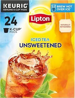 Lipton Iced Tea K-Cups, Unsweetened Black Iced Tea, 24 Total K-Cup Pods