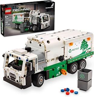LEGO Technic Mack LR Electric Garbage Truck Toy, Buildable Kids Truck for Pretend Play, Great Gift for Boys, Girls and Kids Ages 8 and Up who Love Recycling Truck Toys and Vehicles, 42167