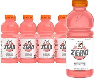 Gatorade G Zero Sugar Sports Drink Thirst Quencher Strawberry Kiwi, 20 Fl Oz Bottles, 8 Ct