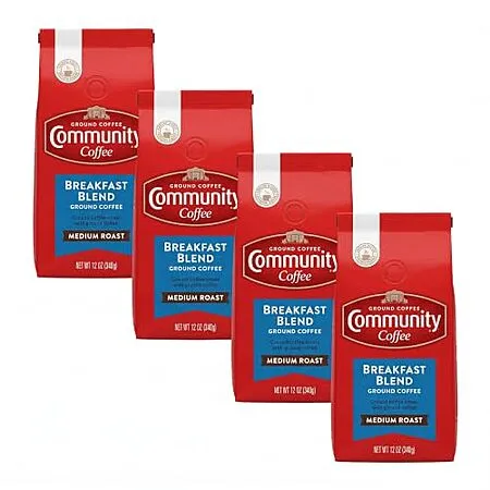 $8.10 for 4-Pack of Community Coffee Ground Coffee