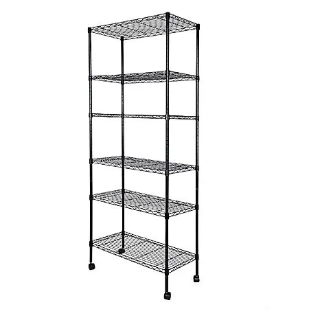 6-Shelf Wire Shelving Unit for $31.18!