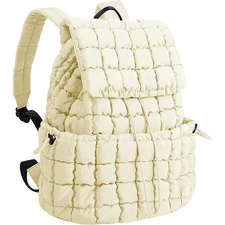 18L Xsuioy Quilted Puffer Backpack Purse for $9.99