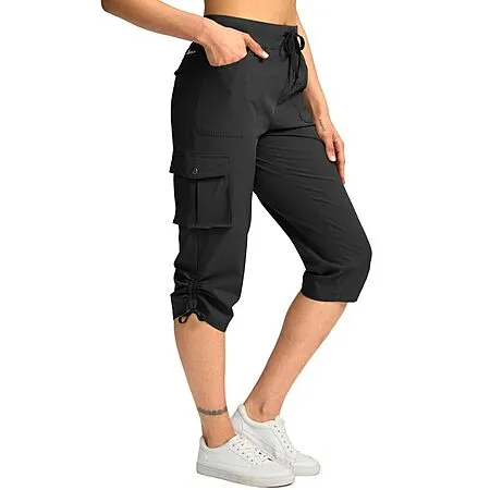 Women's Cargo Capri Pants for $13!