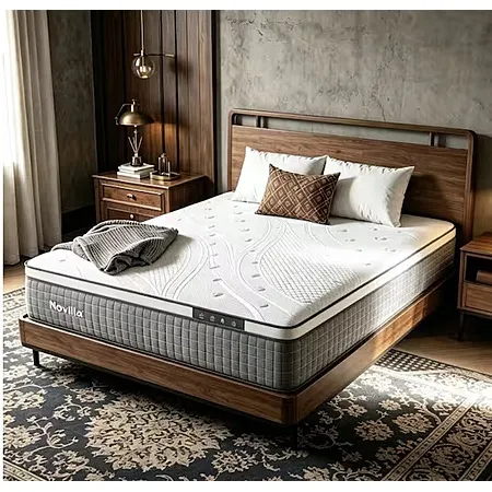 Novilla 12" Hybrid Gel Memory Foam Mattress for $263