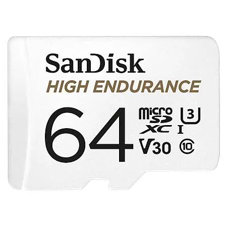 Sandisk High Endurance MicroSD Card for $14.99!