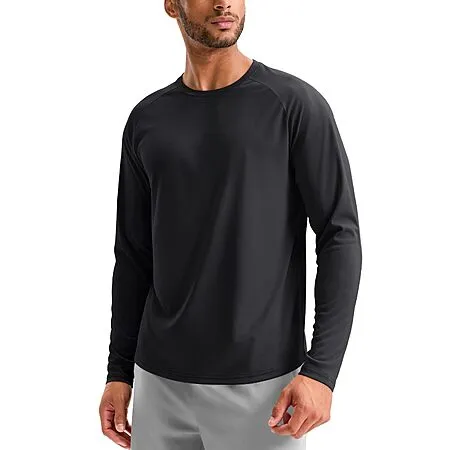 Men's Long-Sleeve Workout Shirt for $9.85