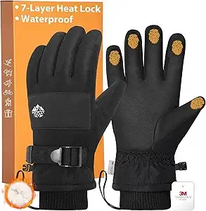 50% Off Pixel Panda 3M Thinsulate Waterproof Winter Gloves