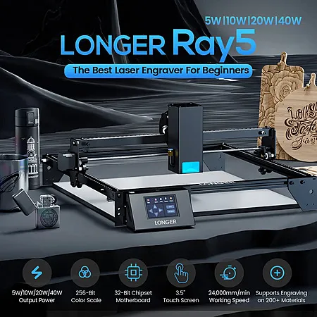 Longer Ray5 Laser Engraver for $199.99