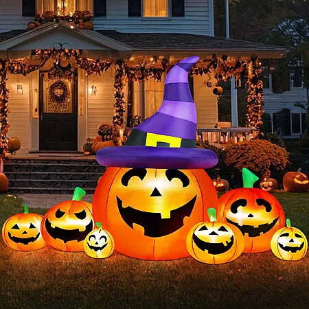 Halloween Inflatable Pumpkin for $28.99!