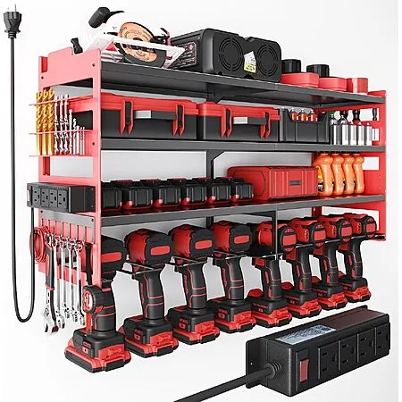 Prime Members: Olixis Wall Mount Power Tool Organizer for $31.05