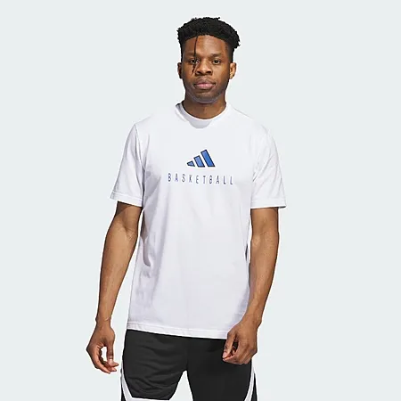 Men's adidas Worldwide Hoops Tee for $8