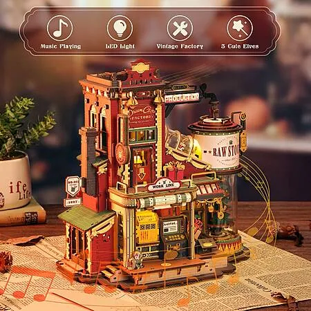 Wooden 3D Puzzle Model Kit for $39