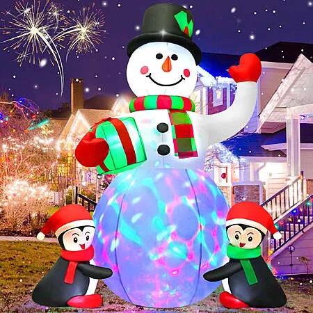$29.98 for Yexmas 6.3FT Christmas Inflatable Snowman