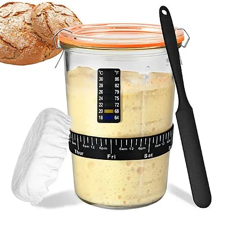 27-Oz Sourdough Starter Jar for $11.99