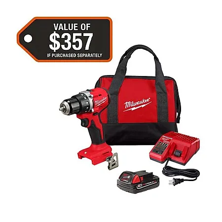Milwaukee M18 Drill/Driver for $95.25