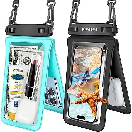 2-Count Waterproof Phone Pouches for $6.99!