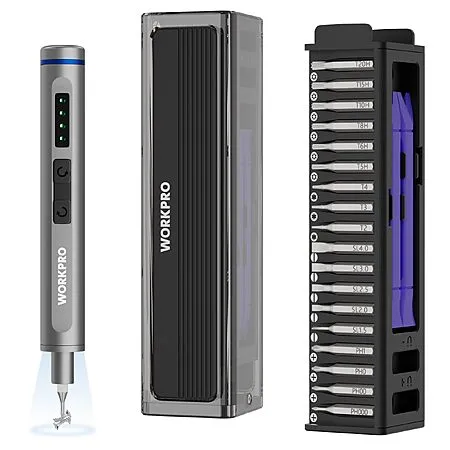 36-Piece WORKPRO Mini Electric Screwdriver Set for $19.99