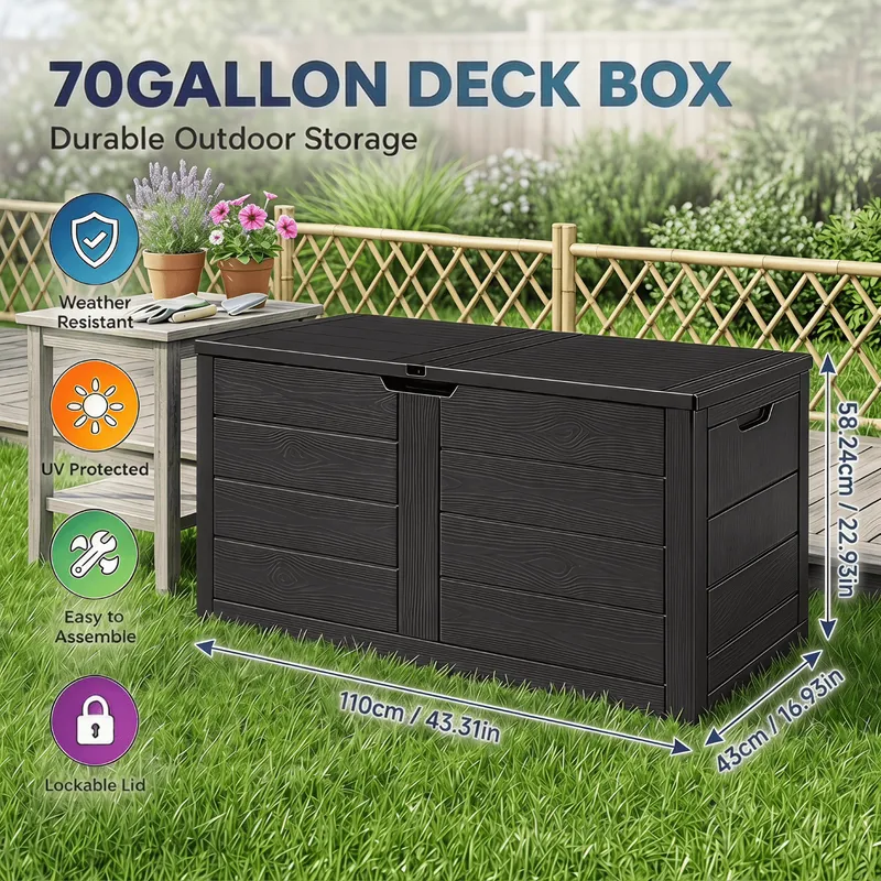 70 Gallon Storage Box for $33.88