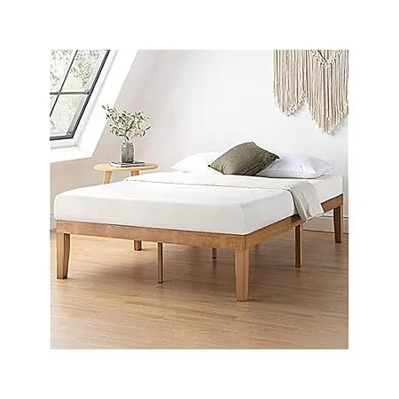 Queen Solid Wood Platform Bed for $54.39!