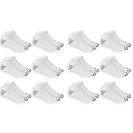 12-Pack Men's No-Show Socks for $9.10