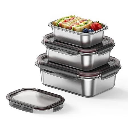 3-Piece Genicook Food Storage Containers for $17.99