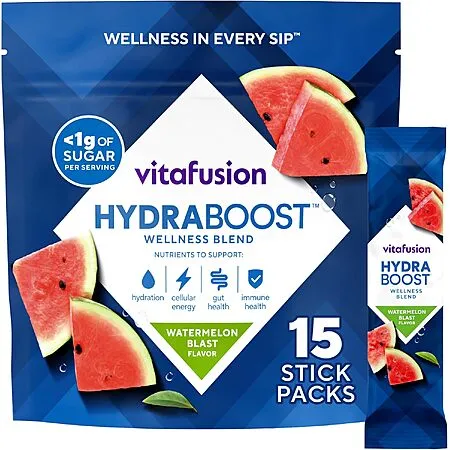 15-Count Vitafusion Hydraboost Watermelon Blast for $4.75