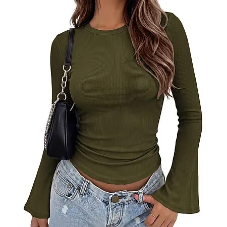Zeagoo Women's Long Sleeve T-Shirts for $5.99