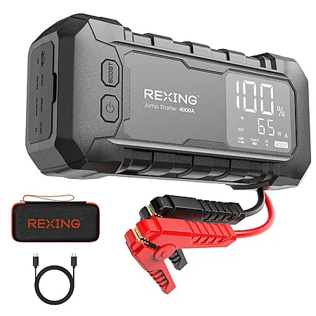 Rexing 4000A Jump Starter for $99.99