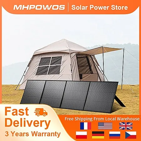 MHPOWOS 220W Portable Foldable Solar Panel for $105