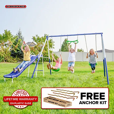 Sportspower Sierra Vista Swing Set for $98!