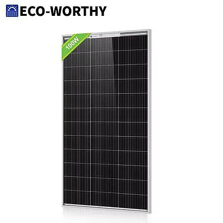 ECO-WORTHY Bifacial 100W Solar Panel for $41.60