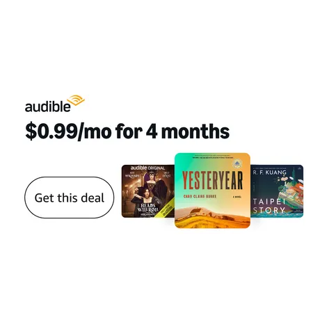 Prime Big Deal Day Early Offer: 4 Months of Audible for $0.99/Month