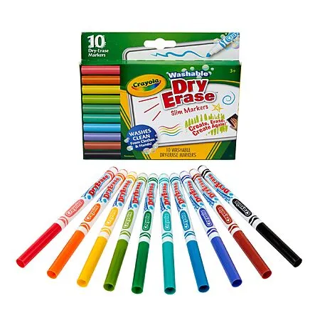 Crayola Washable Slim Markers for $8.55