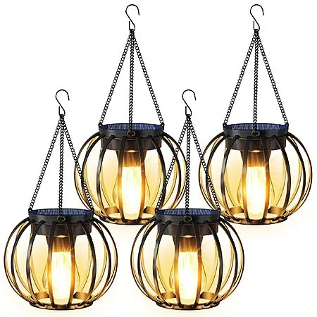 50% Off Outdoor Solar Hanging Lanterns!
