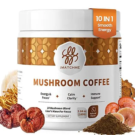 iMATCHME Mushroom Coffee for $8.39