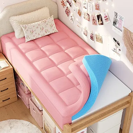 Twin XL Memory Foam Mattress Topper for $29.49