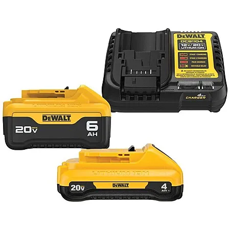 $119 for DEWALT 20V MAX Lithium-Ion Battery and Charger Kit