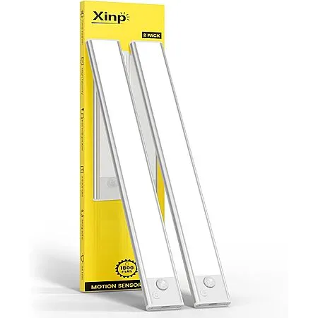 2-Pack 7.8" Xinp Rechargeable Under Cabinet Lights for $8.99
