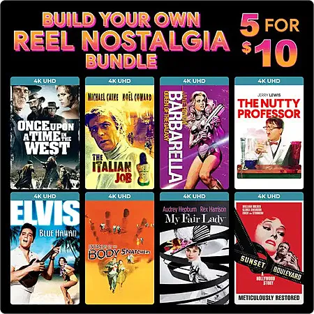 Build Your Nostalgia Digital Movies Bundle for $10