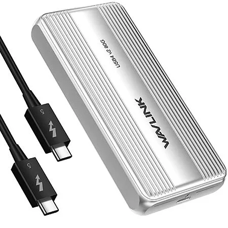 50% Off WAVLINK 80Gbps M.2 NVMe SSD Enclosure!