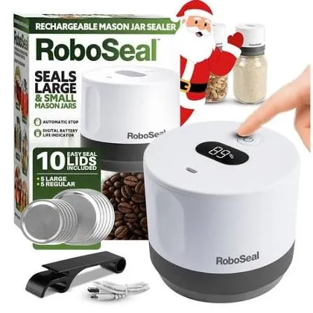 RoboSeal Mason Jar Vacuum Sealer Kit for $19.97