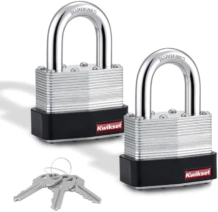 $12.23 for 2-Pack Kwikset Padlocks