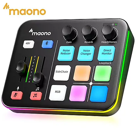 MAONO G1 NEO Gaming Audio Mixer for $34.98!